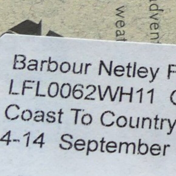 Barbour Netley Fleece White Coast to Country Short Jacket USA Size 6 - Picture 9 of 13